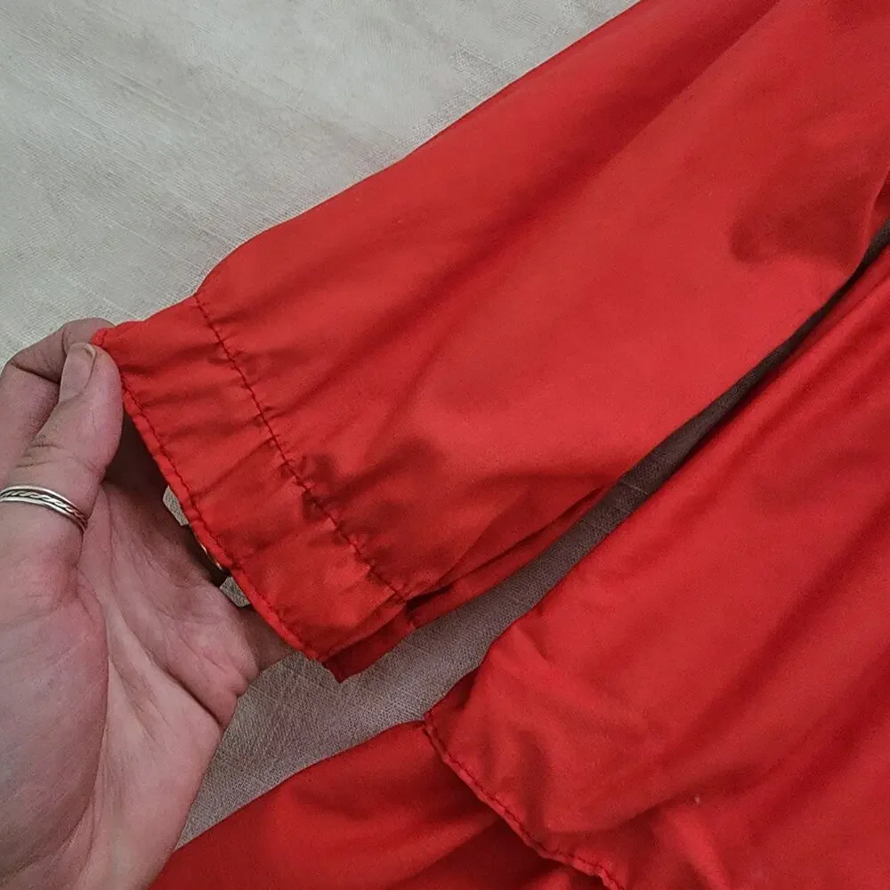 Vintage Jill Lynn Red Ruffle Dress kids 6